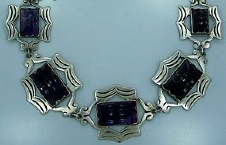 Margot de Taxco Vintage Mexican Silver Hoop Earrings